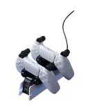 BIAZE PS5 Controller Charging Dock, Compatible with PlayStation5 Wireless Controller Charger, Dual Controller Stand, PS5 Gamepad Charging Base with Charging Indicator Light