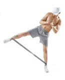 Li-Ning Elastic Resistance Band Leg Straps Fitness Pull Rope Latex Ring Hip-Lifting Circle Chest And Buttocks Exercise for Home Workout