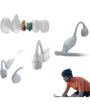 PHILIPS Bone Conduction Bluetooth Headphones, Wireless Sports Earphones, Bone Conduction Headphones for Music, Running And Cycling, Cold Light Night Running, Phone Accessory, Double 11 Gift, TAA6606 White