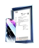 Baseus [Ultra-Ceramic Crystal Anti-Explosion Film] Compatible with IPhone 16e, Universal for 14/13 Tempered Glass Screen Protector, Apple 13 Pro/14 Phone Film, Shatterproof, Fingerprint-Resistant, HD Clear, Full Coverage, All-In Protective Film