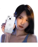 Baseus Magnetic Case for IPhone 13, MagSafe Compatible Protective Cover, Ultra-Thin Airbag Shockproof Phone Case for Men And Women, Transparent