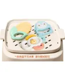 Auby Infant and Toddler Toys Rattle Teether Baby Newborn 0-1 Years Old Grasp Training Full Moon Gift 6 Pieces