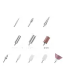 Mks Electric Nail File, Manicure Tool, Nail Clipper, Nail Grinder, Polishing Pen, Dead Skin Remover, Thick Nail Remover, Multi-Functional Grinding Head Combination Set NV8625