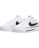 NIKE COURT LEGACY Women's Classic Cushioned Sneakers, Sports Shoes DM7590-100, White, Size 35.5