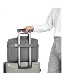 BRINCH Laptop Bag, Shoulder And Handheld Bag, 17.3-Inch, Business Large Capacity, Water-Resistant Office Briefcase