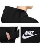NIKE Men's Winter Hoodie, Fleece-Lined for Warmth, Casual Sportswear, BV2655-010 Black, XL