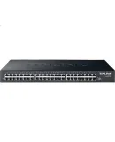 TP-LINK 48-Port Gigabit Switch, Fully Powered Ports, Unmanaged Enterprise-Level Network Switch, Aggregation And Access Layer, Rack-Mounted Security Monitoring Splitter TL-SG1048