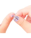 Disney Children's Nail Art Stickers Toy, Cartoon Girl Princess Decoration Stickers Toy Gift, Ice And Snow, 5 Pieces