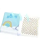 Disney Children's Pillow, Thai Latex, Baby Pillow for Kindergarten And School Students, Latex Pillow for Ages 6-16, Mickey Mouse Design, 50*30*7/9 Cm