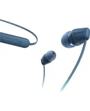 Sony WI-C100 Wireless Stereo Neckband Bluetooth Headphones (IPX4 waterproof and sweatproof, approximately 25 hours of long battery life, blue)