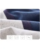 AVIVI Pure Cotton Pillowcase, Simple All-Cotton Pillow Cover for Student Dormitory, One Pack, Nordic Era, 48*74cm