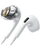 Baseus [Jingdong] CZ19 Semi In-Ear Wired Earphones for Apple IPhone 17/16 Pro, Huawei Mate 70, Android Phones, Computers, Gaming with Type-C Cable Control And Microphone