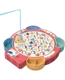 Xinge Children's Electric Fishing Toy, Educational for Ages 1-3, Parent-Child Interactive, Birthday Gift for Boys And Girls, Magnetic Fish with 55 Pieces