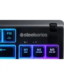 SteelSeries Apex 3 TKL Gaming Keyboard, Compact Wired Keyboard, 8-Zone RGB Backlight, IP32 Rating, Thin Film Switches, 84 Keys