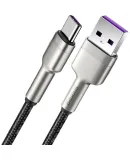 Baseus Type-C Data Cable Short Cord 6A Fast Charging 66W Compatible with Huawei Charging Cable for Mate50pro/p50/40/30, Honor 70, Xiaomi Android Phones, 0.25 Meters Black