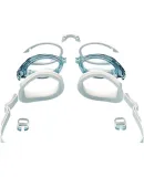 Li-Ning Swimming Goggles, Waterproof And Anti-Fog, for Men And Women, High-Definition Swim Glasses, Non-Prescription Swimming Goggles, LNJT224-8, Smog Blue