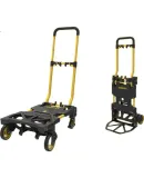 STANLEY 2-In Transformable Hand Truck, Foldable Cart for Car Camping, Outdoor Storage, Moving, And Delivery, Flagship Model