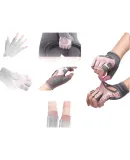 Li-Ning Fitness Gloves for Women, Sports Cycling Summer Non-Slip Kettlebell Yoga Exercise Anti-Callus Hiking Weightlifting Dumbbell