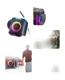 JBL PartyBox Encore Singing Bluetooth Speaker, Portable Home And Outdoor KTV Square Dance Karaoke Microphone Speaker System