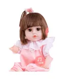 Anna Princess Reborn Baby Doll Soft Silicone Reborn Girl Toy Soft Silicone Talking Doll Pacifier Washable Baby Doll