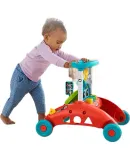 Fisher-Price Infant and Toddler Walker Children's Baby Birthday Gift Set - Fisher-Price Multi-Functional Double-Sided Walker HJP83