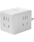 Panasonic (Panasonic) Magic Cube Socket/Adapter Plug, 10A Multifunctional Socket/Adapter Converter, Three-Prong Wireless Magic Cube, WHSC200300W