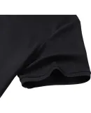 TUCANO Short-Sleeve T-Shirt for Men, Summer Fashion Casual Polo Collar Undershirt Versatile Top Menswear Black XL