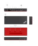 Lenovo ThinkPad Docking Station Thunderbolt 4 Laptop Workstation Interface Expansion Adapter Supports 4K/8K Display IT Remote Management 135W (40B00135CN)