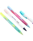 Pentel [Best-Selling Product] 0.5 Side-Press Mechanical Pencil, Student Drawing Automatic Pencil with Eraser PD105C Color-Block Limited Edition, Yellow-Gree
