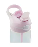 Contigo Children's Plastic Straw Water Bottle, Student Sports Water Cup, 450ml, Pink And Purple, HBC-ASH178MVP