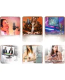 WITGOER [Recording Studio Sound Quality] Computer Microphone Dynamic Desktop Sound Card Live Streaming Gaming Condenser Mic Karaoke Recording Host Equipment Microphone Desktop Speakers Laptop 3.5