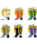 Under Armour Basketball Socks, Sports Socks for Men And Women, Running Badminton Sweat-Absorbing Non-Slip Mid-Calf Cotton Socks, Green L Size