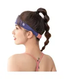 361° Yoga Headband for Women, Sweat-Wicking Running Sports Headband, Anti-Sweat Fitness Headband, Sweat-Absorbing Headband for Hair Tying