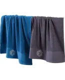 Grace Bath Towel for Home Use, Extra Large Hotel Embroidered Towel for Men And Women, Absorbent Student Large Wrap Towel, Light Gray, 70*135cm