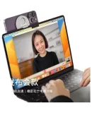 BELKIN MagSafe Magnetic Stand for IPhone, Ring Holder for Macbook, Continuous Transfer Camera, Video Live Streaming Phone Stand MMA006 White