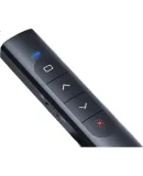 HP Page-Turning Pen, PPT Laser Pointer, Remote Page-Turning Device, Electronic Pointer for Teachers, Office Meeting Presentation Controller, Suitable for LED Screens, Black Battery-Powered Model