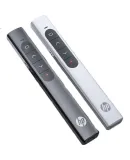 HP Page-Turning Pen, PPT Laser Pointer, Remote Page-Turning Device, Electronic Pointer for Teachers, Office Meeting Presentation Controller, Suitable for LED Screens, White Battery-Powered Model