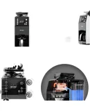 PHILIPS Fully Automatic American-Style Coffee Machine, Home Use, Fully Automatic Cleaning, 3 Grinding Settings, All-In Machine, Office Coffee Maker, Detachable Design [7751 Upgraded Version] HD7901/10