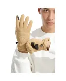 Li-Ning Cycling Gloves for Winter Men, Windproof, Cold-Resistant, Fleece-Lined, Non-Slip, Bicycle Windproof, Anti-Freeze Outdoor Touchscreen Gloves