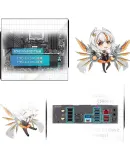 GIGABYTE (GIGABYTE) Xiaodiao WIFI B650M AORUS ELITE AX WIFI6 Motherboard, DDR5 Compatible, Supports AMD CPU AM5 7950X3D/7900X3D/7800X3D