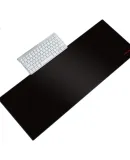 LESAILES Pure Black Gaming Mouse Pad Large Size, Office Computer Keyboard Desk Pad, Black 800*350*3mm