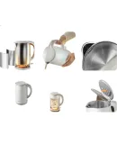 Midea Electric Kettle with Health-Friendly 316L Stainless Steel Inner Tank, Double-Layer Seamless Design for Home Use, 1.7L Large Capacity, Automatic Shut-Off, Tea Brewing Function, Model SH17M301PRO