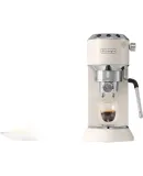 Delonghi Coffee Machine, Semi-Automatic Espresso Maker, Compact Home Italian Espresso 15Bar Pump-Pressed, Manual Milk Frother EC885.CR EX:4 Cream Color