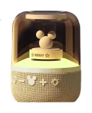 DISNEY Bluetooth Speaker, Smart Voice Assistant for Computer And Desktop, High-Quality Sound, Home Desktop Atmosphere Light, Aesthetically Pleasing Birthday Gift for Men And Women, Premium Niche Practical S6 Pink