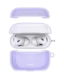 Baseus AirPods 3rd Generation Protective Case, Compatible with Airpods 3rd Generation Apple Bluetooth Earphones, Shockproof, Anti-Drop, Dustproof, Non-Slip, Anti-Fingerprint, Transparent Silicone Soft Shell, Full Protection Case