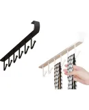 PINYU kitchen hook under cabinet hook long rod rack hanging hook cabinet storage rack shelf bathroom hook