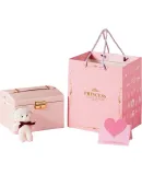 Juego de Joyería de Niños Xinge para Regalo de Caja de Joyas para Niñas, Regalo de Cumpleaños de Princesa, Juguetes de Juguetes de Joyería Pretend Play DIY Handmade Bead String