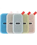 SanDisk Portable Solid State Drive (E30), Colorful Silicone Protective Case (Earth Gray)