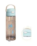 THERMOS Children's Water Bottle, Summer Essential for Elementary School Students, Pop-Up Lid Direct Drinking Cup, Tritan Water Bottle, 600ml Blue