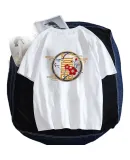 Li-Ning Short-Sleeve T-Shirt for Men And Women, Couples' Summer Wear, Cotton Loose-Fit Trendy Printed 